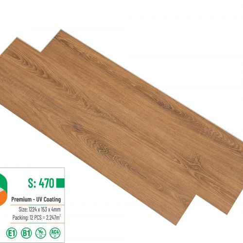 Sàn nhựa hèm khóa Glotex S470