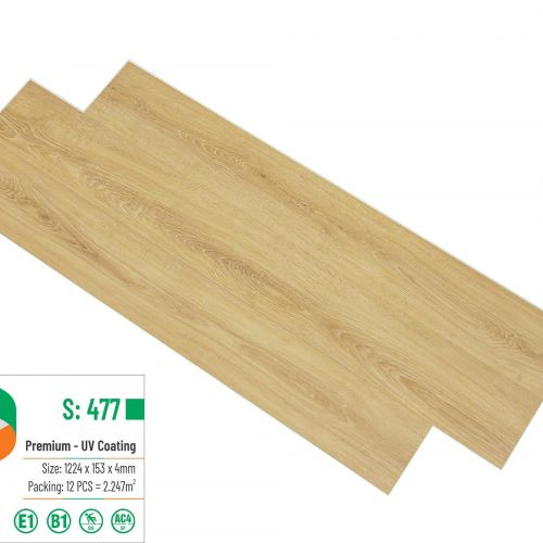 Sàn nhựa hèm khóa Glotex S477