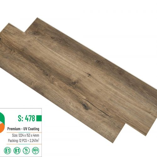 Sàn nhựa hèm khóa Glotex S478