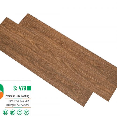 Sàn nhựa hèm khóa Glotex S479